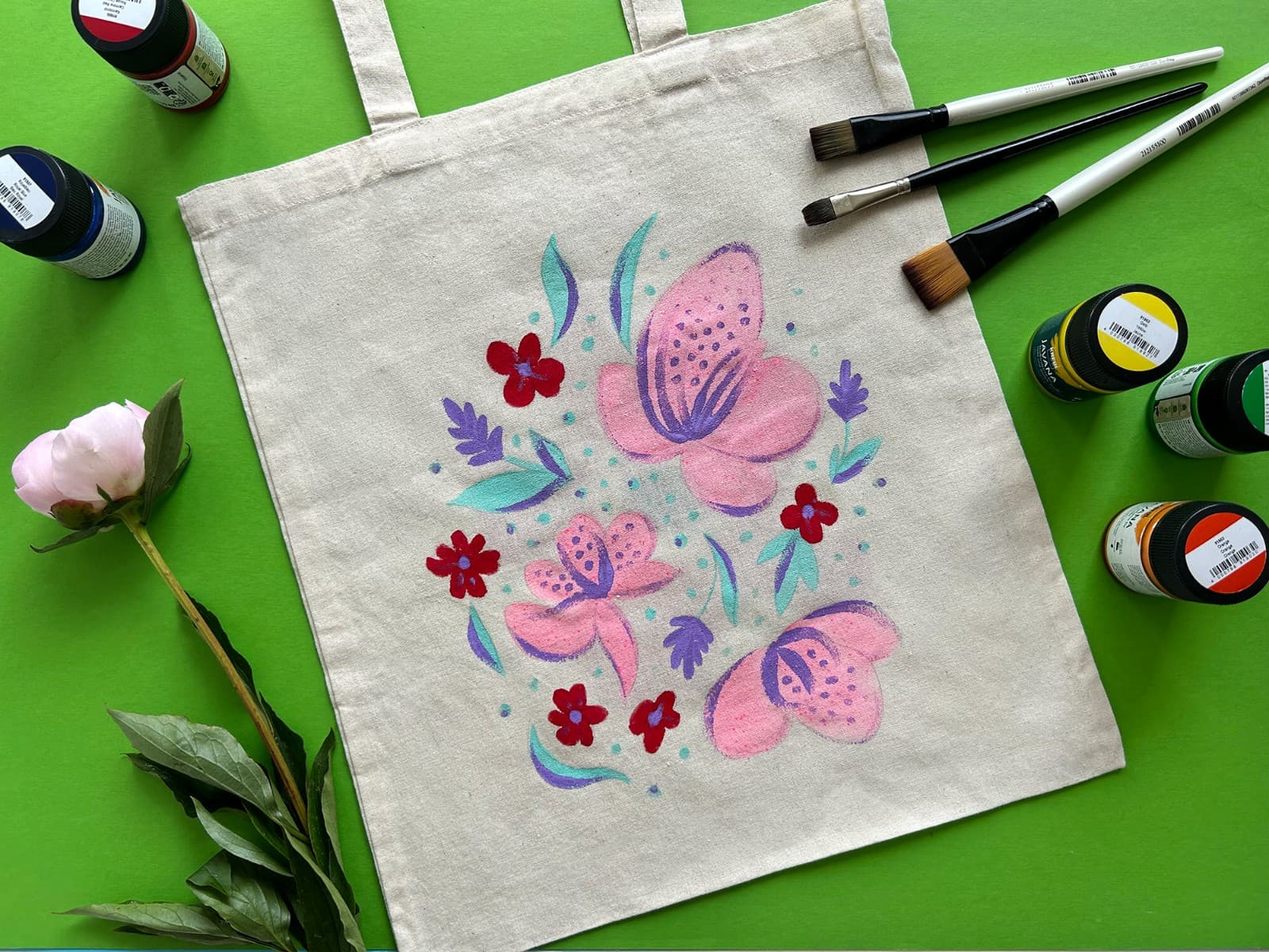 Painting on Fabric Bag or Clothes