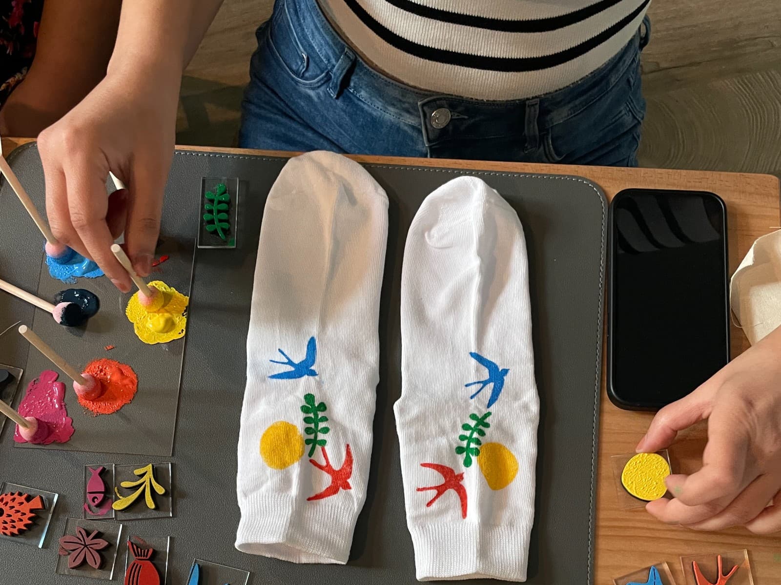 Sock Printing Workshop