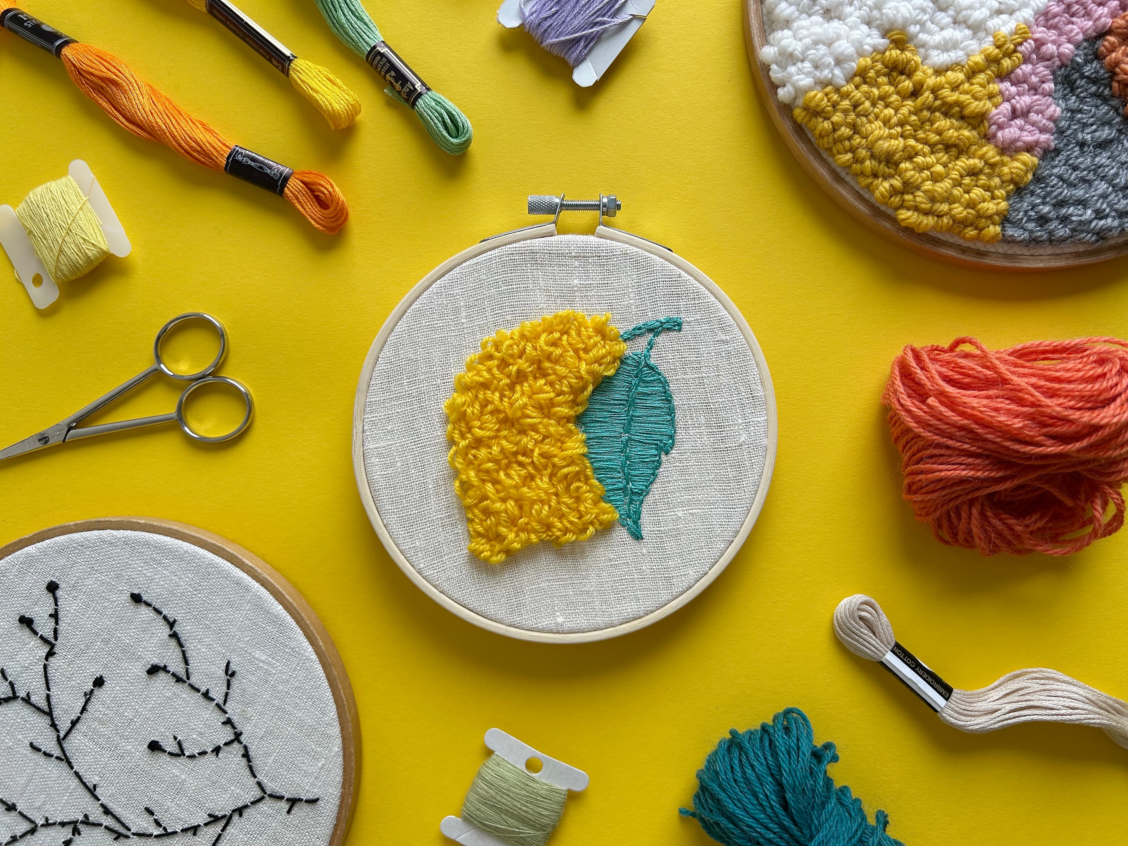 Embroidery Workshop - Botanical Design